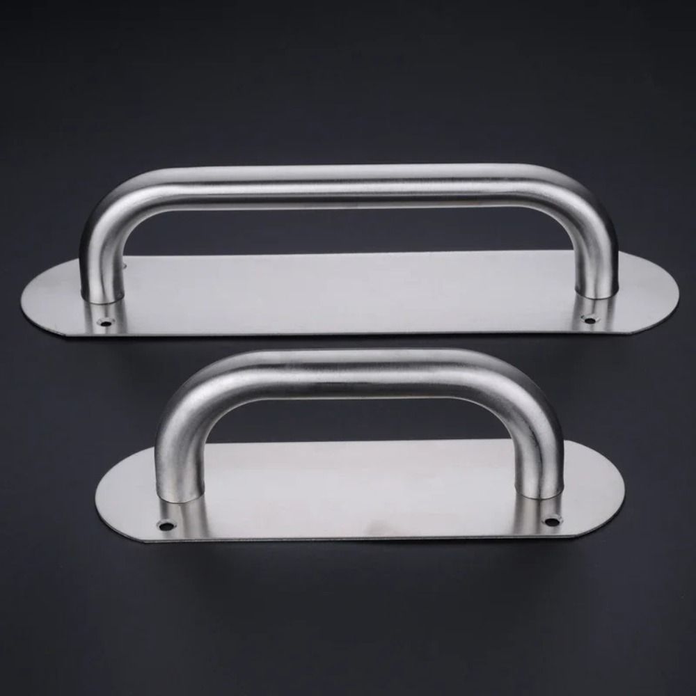 Stainless Steel Door Plate Handle Furniture Handle Gate Door Handle  Hardware