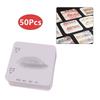 50Pcs Press-On Nail Packaging Display Swatch Card Simple Style False Nail Design Manicure Sample Display Salon