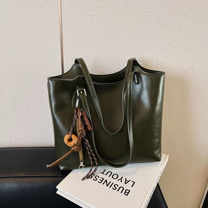 Bag Women's Large-capacity New Fashion Versatile Casual Shoulder Shopping Bag Commuter Tote Bag