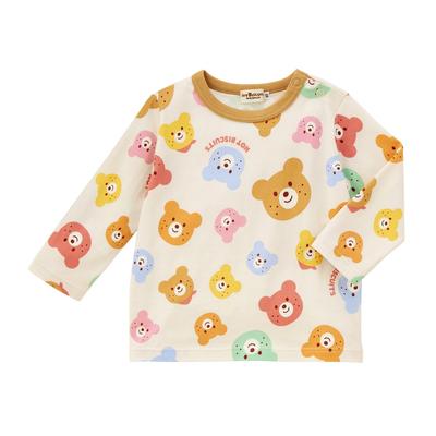 MIKI HOUSE HOT BISCUITS Langarm-T-Shirt, Jungen und Mädchen, Baby, Kinderkleidung, Mehrfarbig, 110cm, 73-5203-686