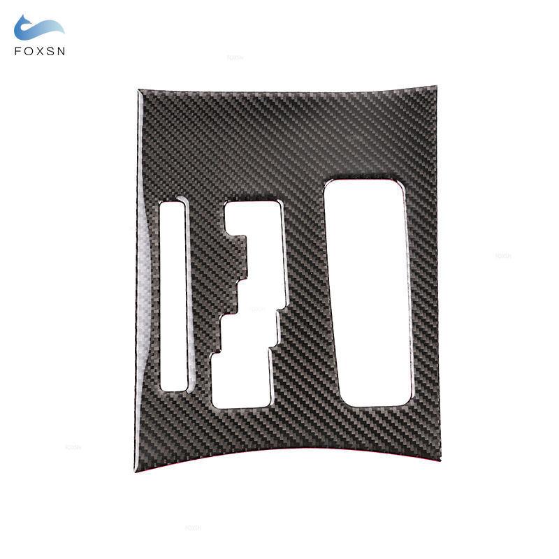 For Chrysler 300 300C 2011 2012 2013 2014 Soft Carbon Fiber Car Styling Center Control Gear Shift Panel Frame Cover Trim