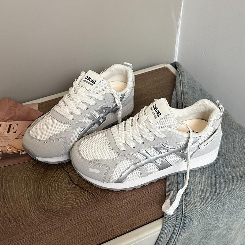 European products 2025 autumn new thick-soled German training shoes women's mesh breathable casual sports shoes fashion trend versatile shoes