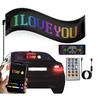1Pc Flexible LED Pixel Display Screen, Matrix Panel, USB, Graffiti Pattern, Message Display, Bluetooth App, Car, Shop, Sign, 5V