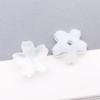 50 Multicolor Transparent Gradient Cherry Blossom Petal Charms for DIY Jewelry