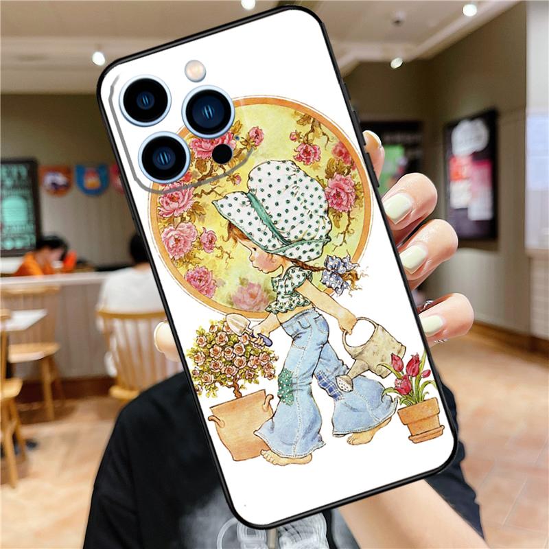 

Sarah Kay pattern Case For iPhone 17 16 15 13 12 11 14 Pro Max Mini Plus 16e 17 Air Bumper Cover Accessories iPhone 17Pro MAX