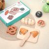 Wooden Kitchen Kids Role Play Toy With Cutting Food For Interaction Parentchild