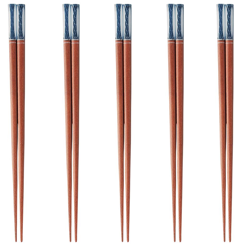 Chopsticks Set of Acrylic Resin and Natural Dishwasher Perfect for Home Bulk Made in J-kitchens 5, Wood, Safe, Guests, Use, Purchase, Japan,