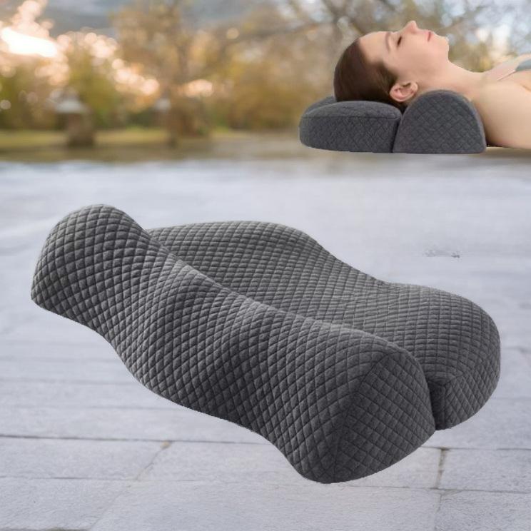 Traction Cervical Vertebra Pillow Slow Rebound Memory Pillow Package To Help Sleep Cervical Vertebra Anti-traction Neck Pillow Memory Foam