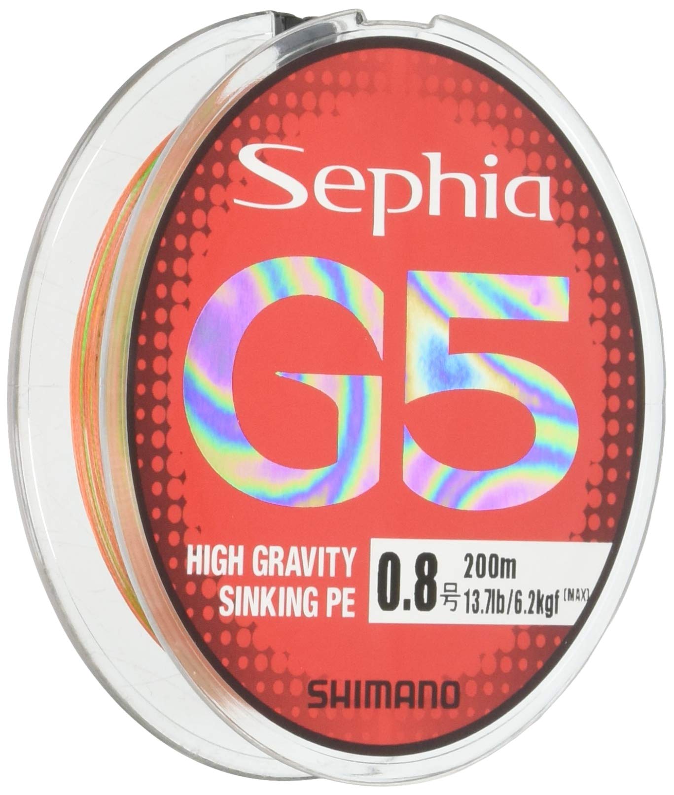 

Shimano PE Line Sephia G5 200m 0.6 Multicolor PL-E65N Fishing Line