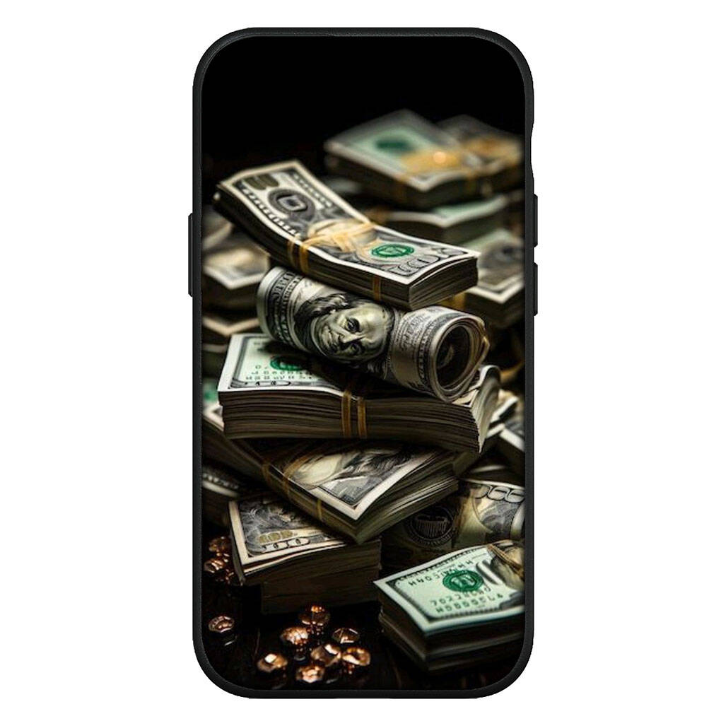 for Samsung Galaxy S25 S24 S23 S22 Ultra FE Plus A17 A37 A57 A56 A55 A06 A16 A15 A36 A26 A35 A05 A25 A54 A34 Phone Case Money 100 Dollars Art Cover