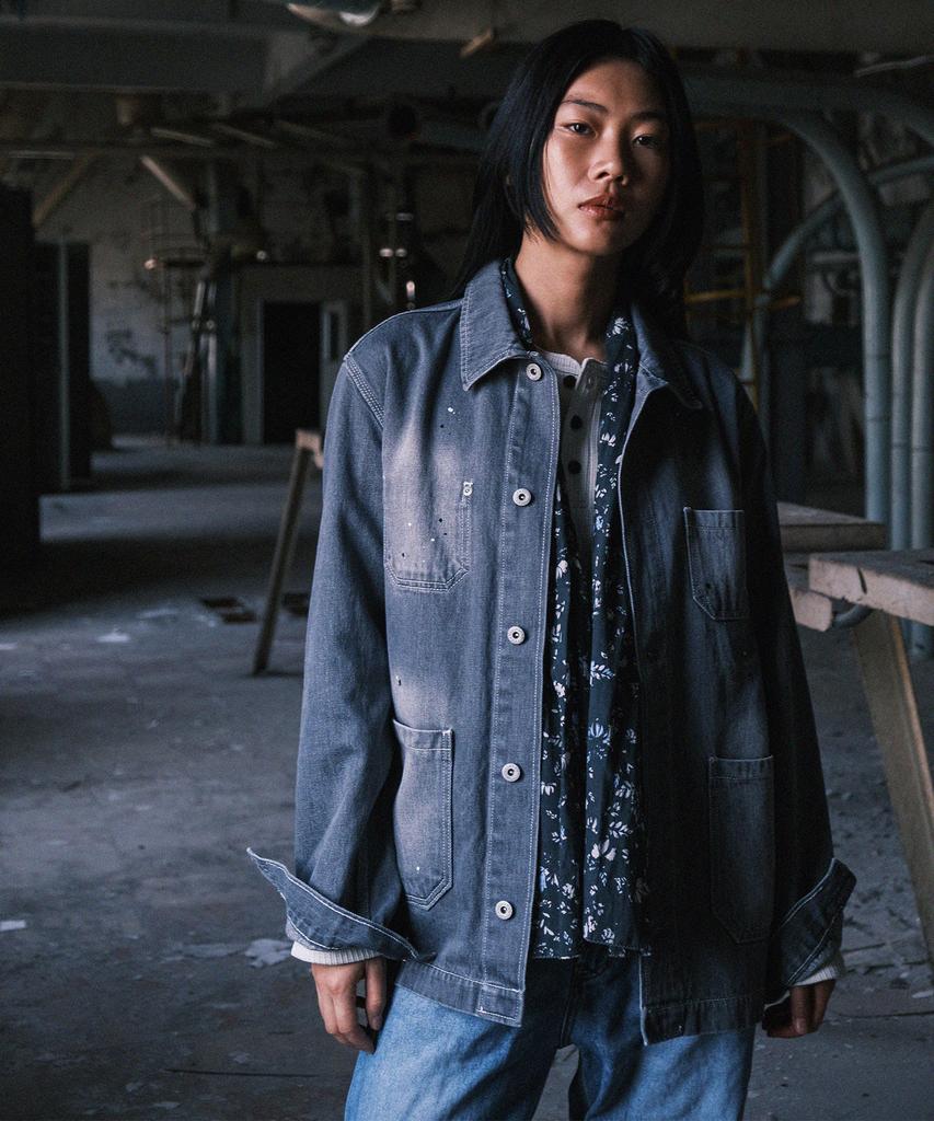 Vdr Five -Pocket Chore Jacket [Bleach Gray]