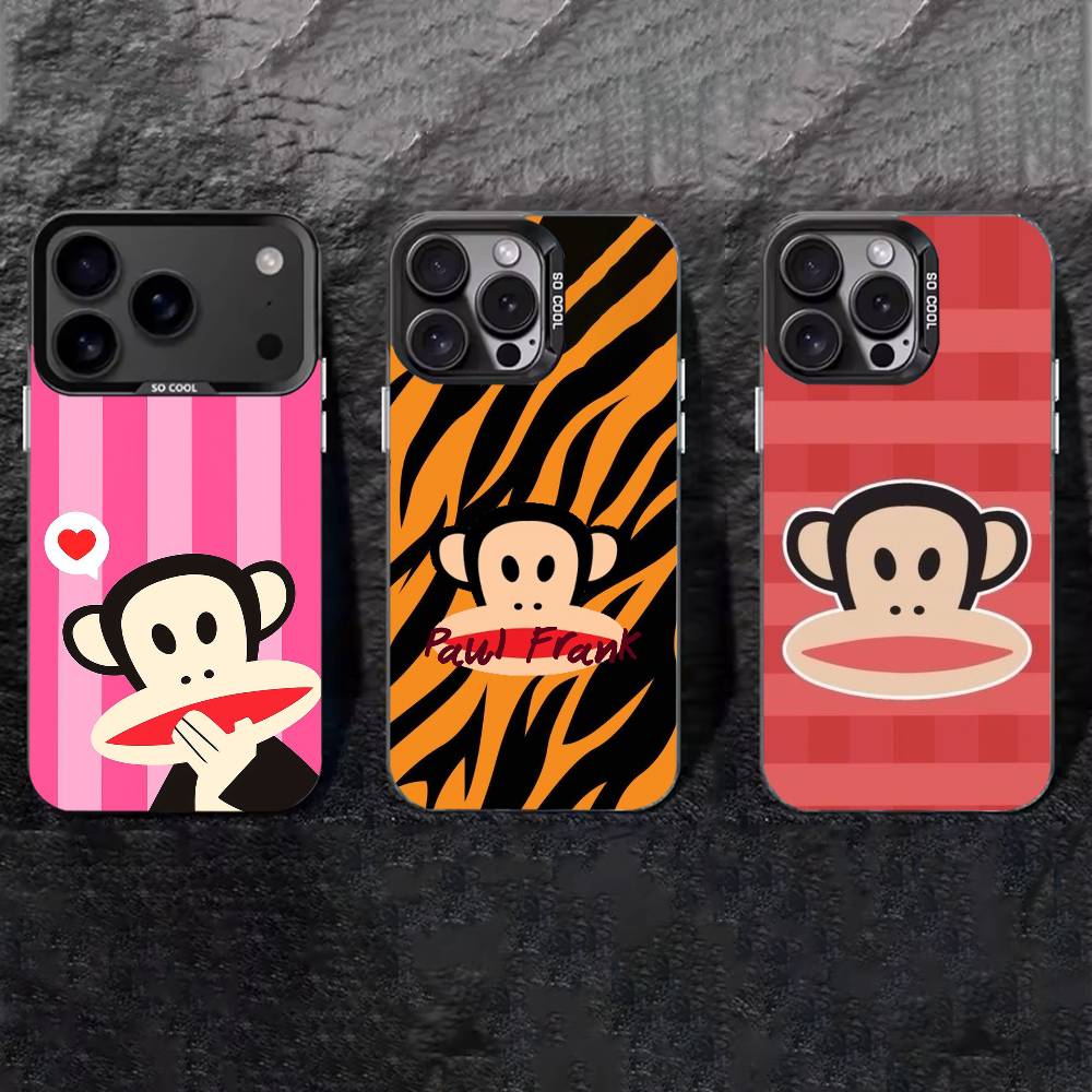 P-Paul F-Frank Phone Case For iPhone 17,16,15,14,13,12,11 Plus,Pro Max,XS,Colored Silver Phone Case