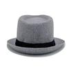 Elegant Jazz Bowler Hat For Men With Cotton Polyester Blend And Sunshade