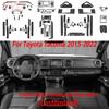 Central Control Gear Shift Panel Air Vent Trim Copilot Dashboard Decor Accessories Interior Sticker For Toyota Tacoma 2015-