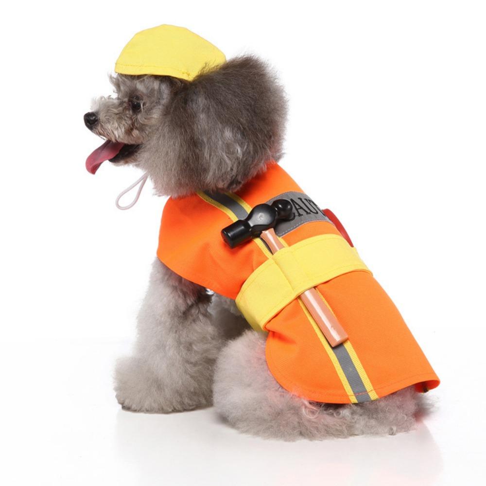 Christmas New Year dress up prince crown with hat cos role handsome party out dog clothes