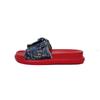 Thick-soled One-word Cool Slippers Fashionable Retro Denim Slippers Outer Wear Design Sense Beach Shoes Sandals Women's Foreign Trade