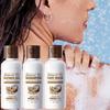 Huile de Coco Soin Cheveux Bain Voyage Ensemble 3 Pièces Shampoing/Masque Capillaire/Gel Douche