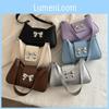 Elegant Butterfly Knot Underarm Bag 2024 Summer New Korean Style Single Shoulder Bag