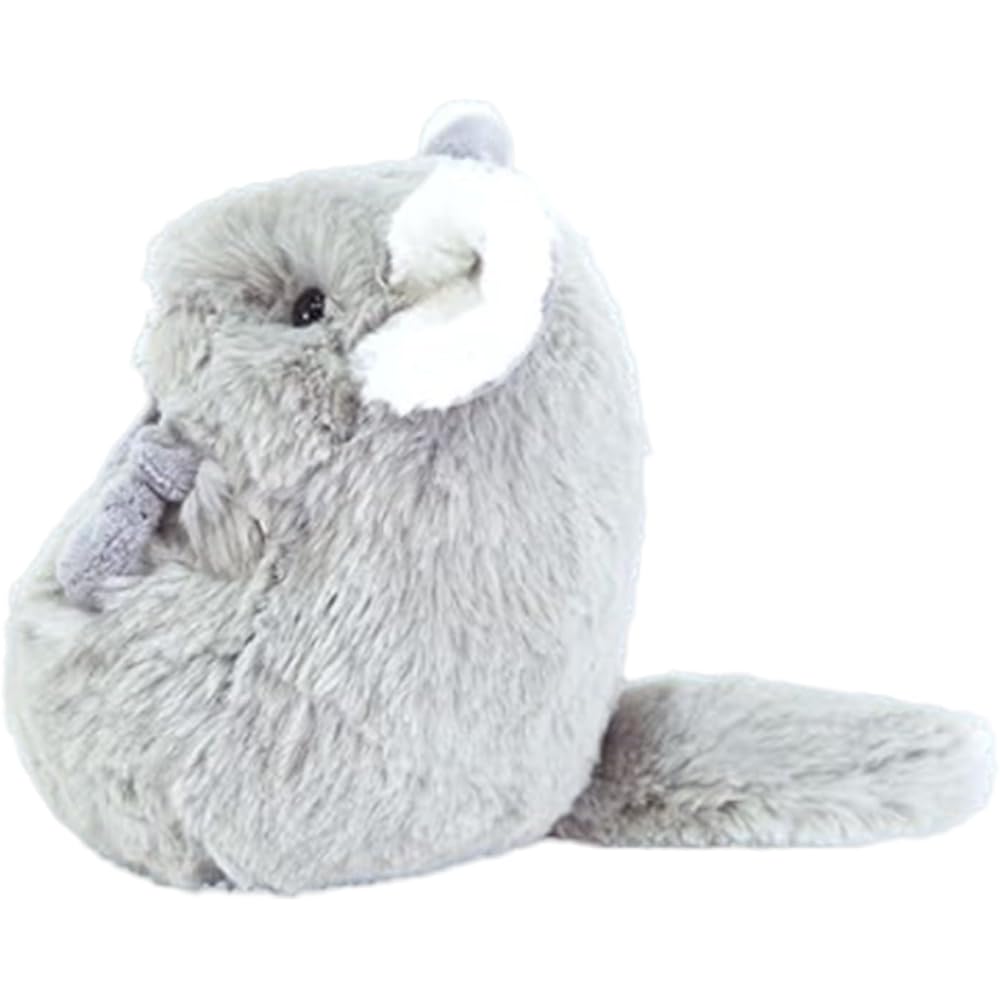 Sun Lemon Koromoffuru Chinchilla Plush Toy Gray 14x16x21cm Animal Stuffed Animal