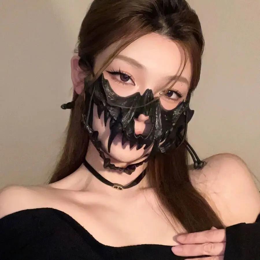 Human Wolf Masks Party Performance Dress Up Props Halloween Two-dimensional Tiger Yasha Tengu Mask