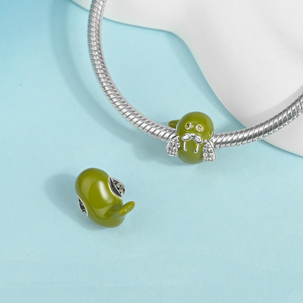 Ocean Series Diy Charms Bead Original Copper Seahorse Jellyfish Sea Lion Pendants Fit Bracelet Jewelry Gift Marking