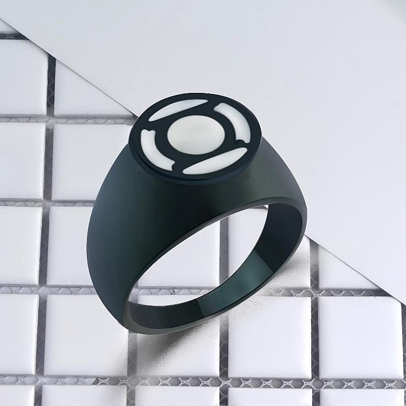Green Lantern Night Light Ring With Cartoon Design And Unisex Fit For Collectors