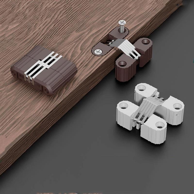 Krzyżowe Ukryte Zawiasy Plastikowe Żelazne Składane Drzwi Stół i Krzesło Zawias Krzyżowy Plastikowy Zawias Ukryty Akcesoria Meblowe