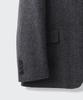 Musinsa Standard Wool Blend Herringbone Relaxed Blazer [Dark Grey]