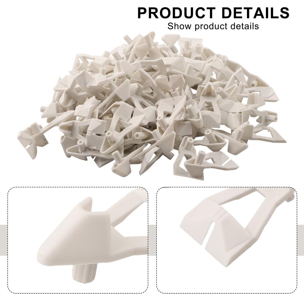 Accessories Plastic Shelf Pins Self-locking Design Stable Triangular Structure Thickened Plastic High Stability
