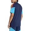 adidas Color Block Logo Strick-Polohemd Herren Oberteile KA8176