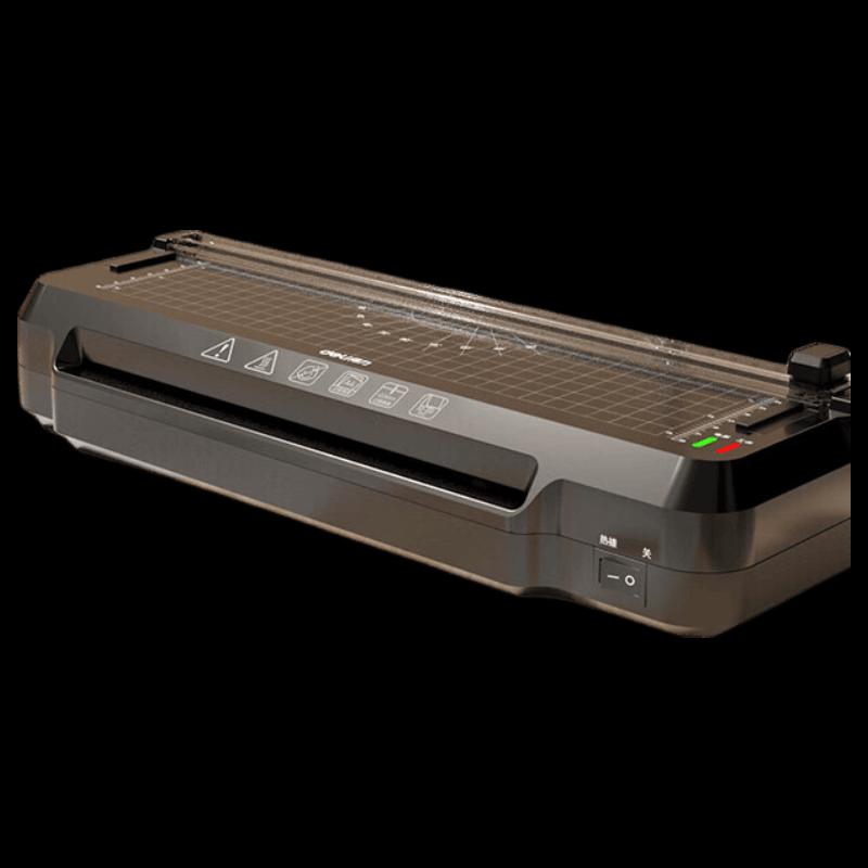 Deli GQ400 A4 Thermal Laminator with Built-in Paper Trimmer CN plug (adapter included)