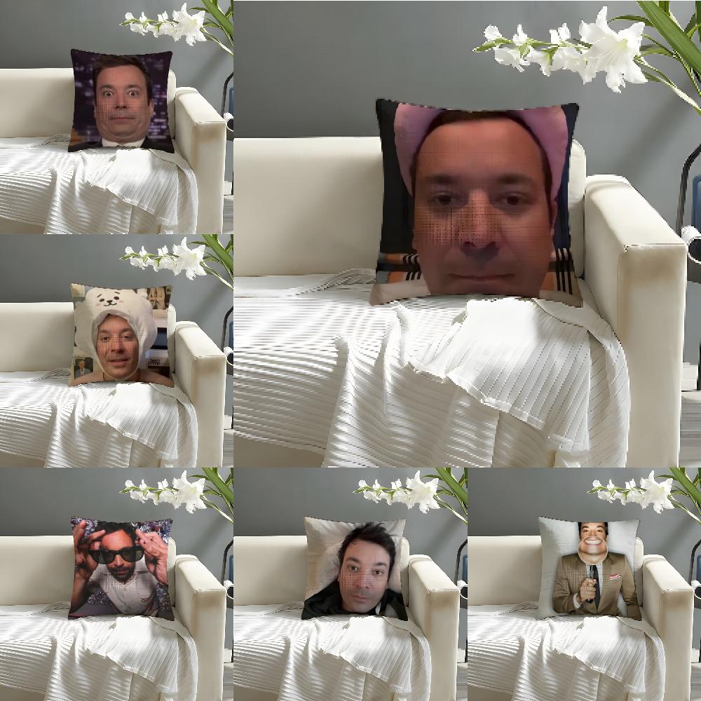 Funny J-jimmy F-fallon Meme Pillow Case Home Living Room Decoration Linen Pillow Cases Cushion Cover