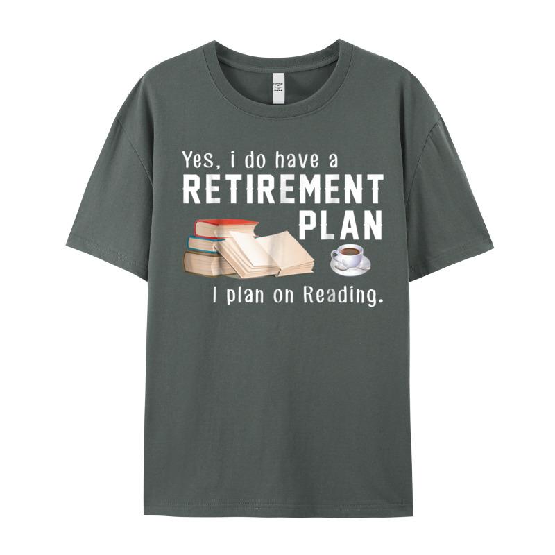 Casual I Plan On Reading Funny Tshirts Special Christmas Short Sleeve Oneck Tops Tees 100 Cotton Unisexs Geek Tops Shirts