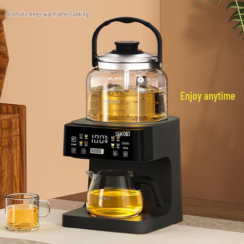 Xin Gong A2 Automatic Water Refill Tea Brewer: Multi-Functional Steaming Pot for Black & White Tea, Home Use, Heat Preserving.