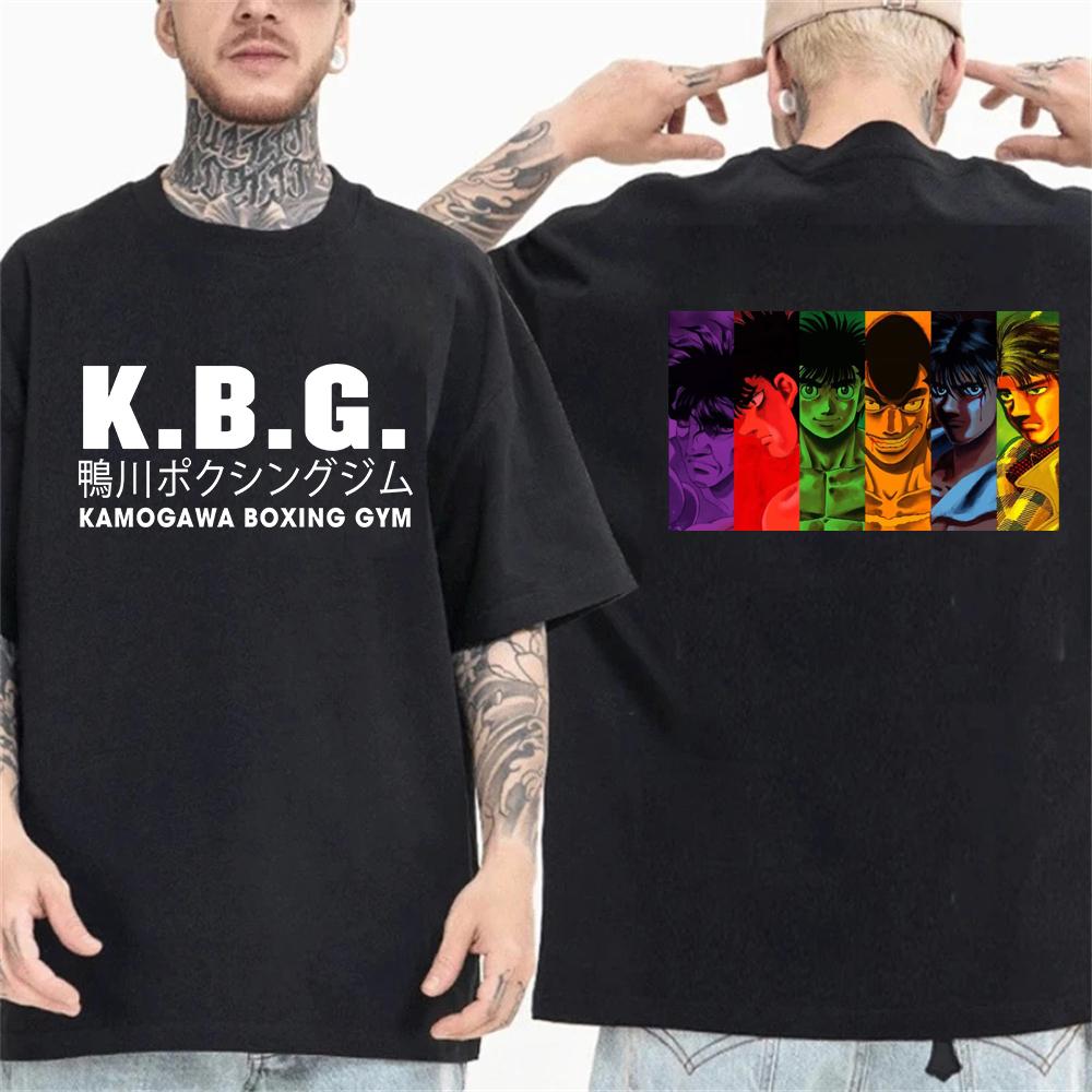 Anime Hajime No Ippo  Printed T Shirt Manga Kamogawa Boxing Tops Men Women TShirts Classic Sweatshirt Summer Tshirt
