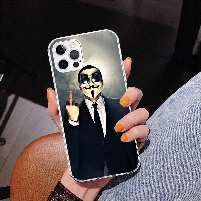 Man Suit Shirt Tie Phnoe Case for Iphone 17 Air 16 16E 11 12 13 Mini 14 Plus 15 Pro Max 7 8 + SE 2020 Phone Cover Coque 17 Air 1
