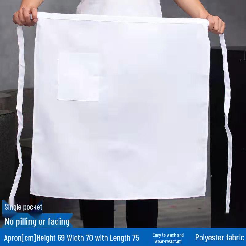 Men s Dirt-Resistant Half-Length Chef Apron for Kitchen and Restaurant.