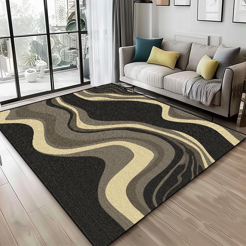 Modern Luxury Geometric Carpet Living Room Abstract Bedroom Decoration Sofa Non-slip Rug Office Balcony Coffee Tables Floor Mat