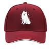 Playful Samoyed Companion Art Portra Hip Hop hat Fashion Outdoor Sports Sandwich Baseball Cap