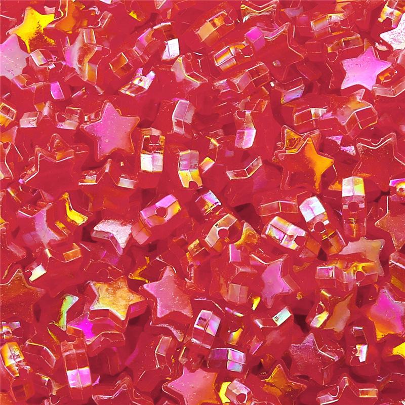 Handmade Transparent AB Star & Heart Beads: DIY Accessories