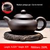 Yixing Large Capacity Purple Clay Teapot with Tea Cup Set for Home Use, Single Pot Kung Fu Tea Set.