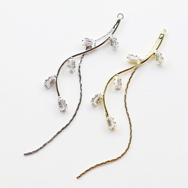 

Engood 60Pcs S Rhinestone Tassel Buckle Sewing Trim & Embellishments Craft Button Decor Pendant Earring DIY Hair Accessoriess