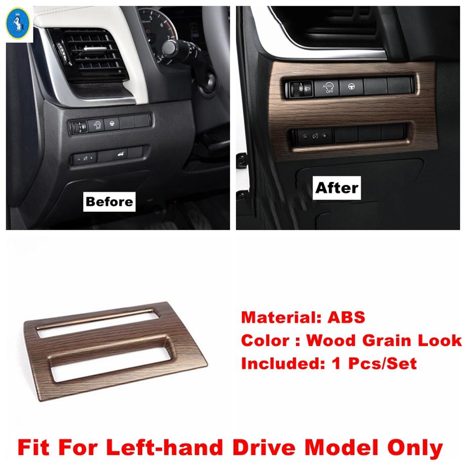 Wood Grain Interior Head Lamps / Cup Holder / Air AC Cover Trim For Nissan X-Trail X Trail / Rogue T33  - 2025 Accessories