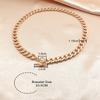 Cuban Chain Men's Necklace Street Hip-hop Style Personalized Necklace Pop Punk Thick Chain Trendy Jewelry