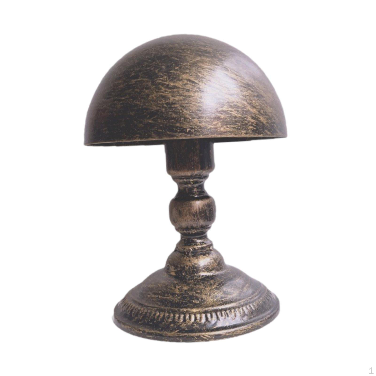 

Hat Display Stand Holder Round Pedestal Base Multipurpose Organizer Tabletop Rack for Hair Salon бронзовий