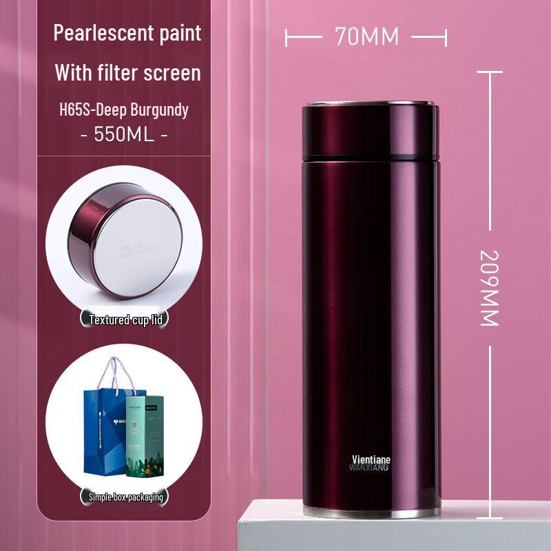 Wanxiang H65S Double-Layer Glass Insulated Bottle
