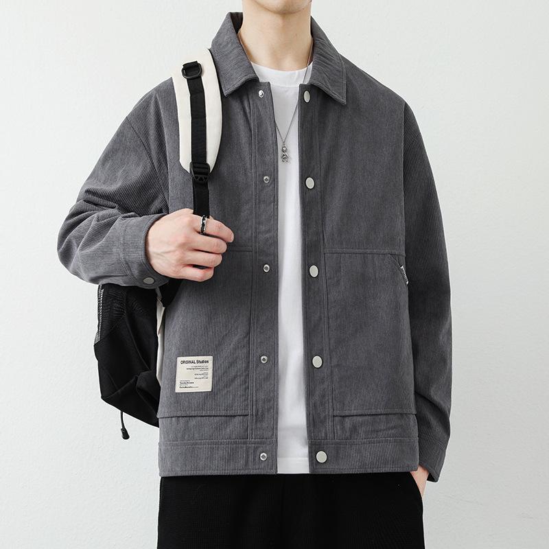 Autumn and Winter New Men's Jacket Cardigan Baseball Jersey Casual Jacket Sports Outdoor Men's Loose and High-end