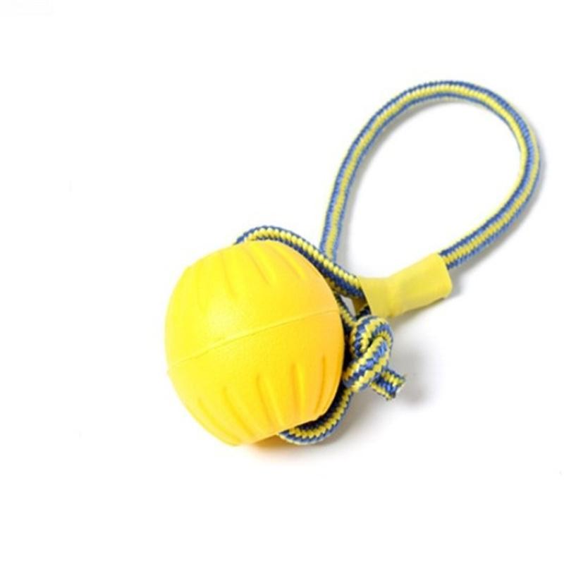 

Забавный устойчивый к укусам тренировочный мяч, жевательная игрушка с веревкой для собак 7 cm with rope