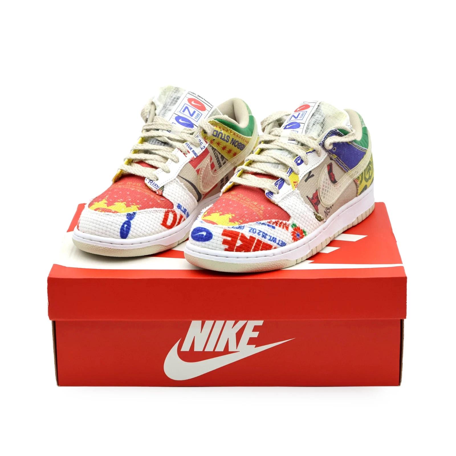 

DA6125-900 Nike Dunk Low Міський Ринок Червоний Білий Бежевий Багатоколірний Зелений Жовтий (Чоловічі) US 8.5