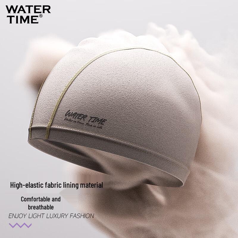WATERTIME Unisex Silicone Coated Swim Cap